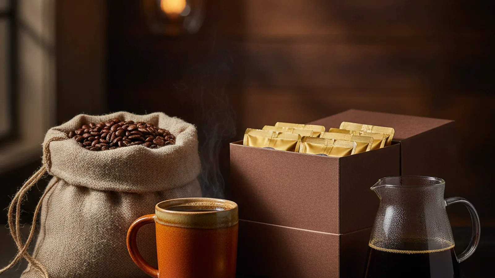 Trade coffee vs bean box.